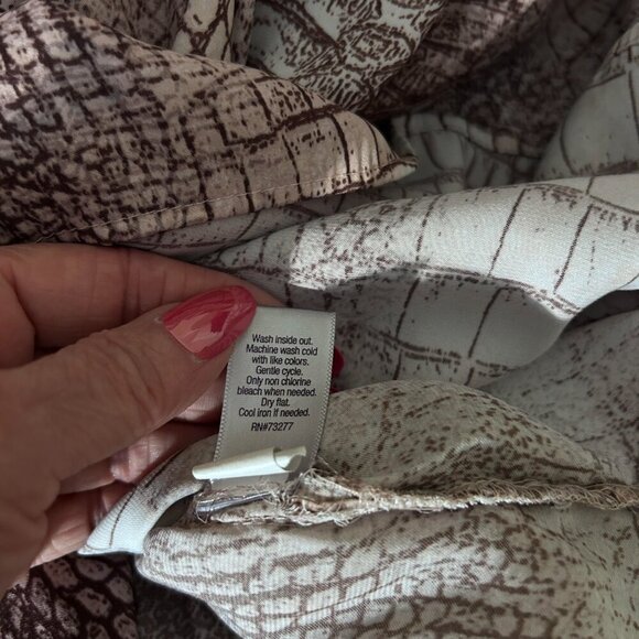 Jennifer Lopex Blouse Pink/Brown Size 1X - Picture 10 of 10